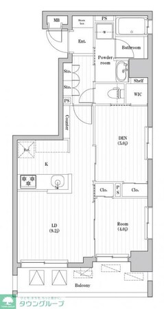 南千住レジデンスの物件間取画像